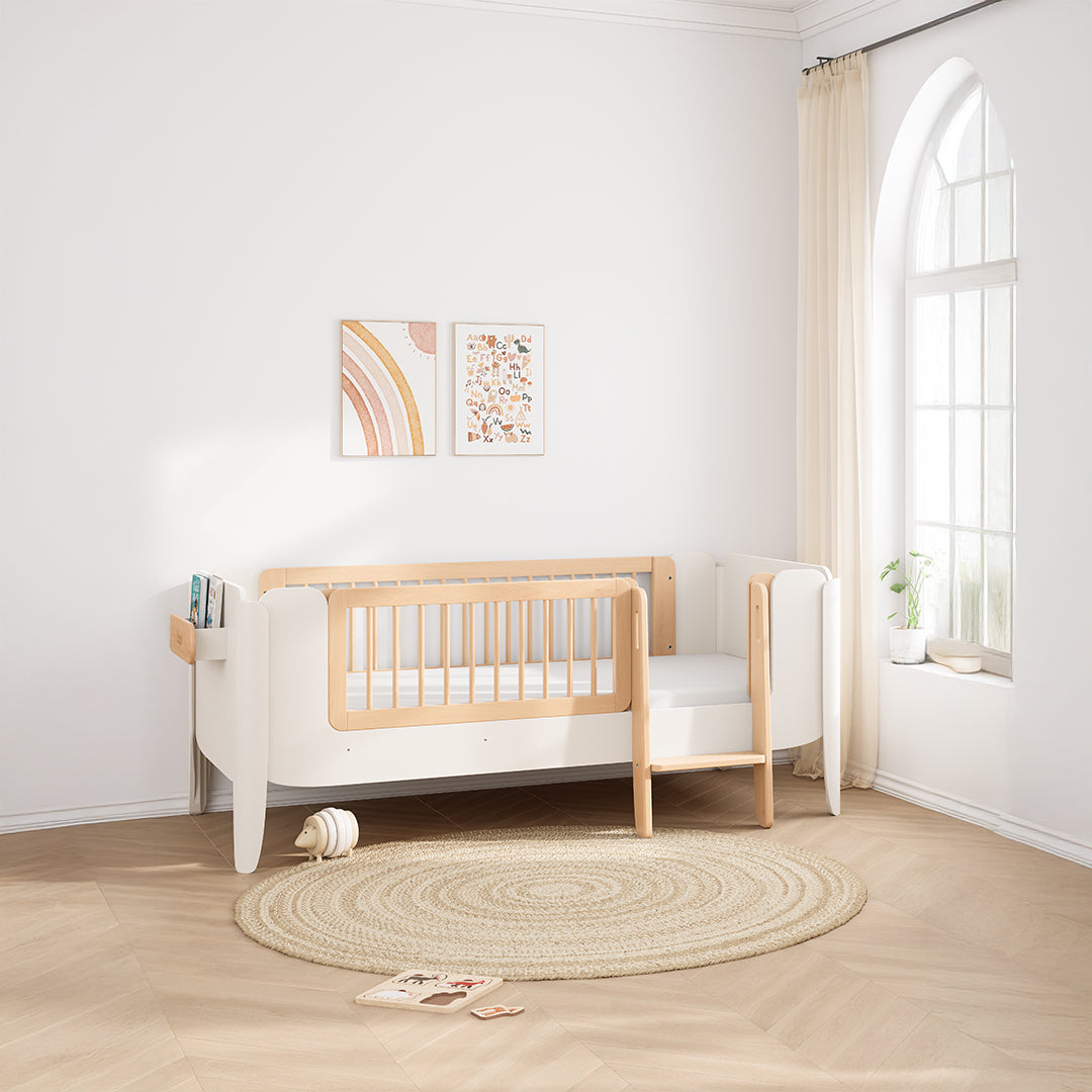 Yarra Guarded Kids Single Bed (mattress size 188x90x14CM) BK-YAGSB/TEBH - Kids Beds - ebarza Furniture UAE | Shop Modern Furniture in Abu Dhabi & Dubai - مفروشات ايبازرا في الامارات | تسوق اثاث عصري وديكورات مميزة في دبي وابوظبي