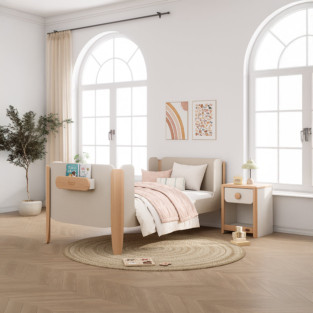 Yarra Guarded Kids Single Bed (mattress size 188x90x14CM) BK-YAGSB/TEBH