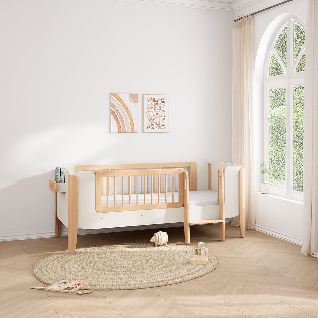 Yarra Guarded Kids Single Bed (mattress size 188x90x14CM) BK-YAGSB/TEBH - Kids Beds - ebarza Furniture UAE | Shop Modern Furniture in Abu Dhabi & Dubai - مفروشات ايبازرا في الامارات | تسوق اثاث عصري وديكورات مميزة في دبي وابوظبي