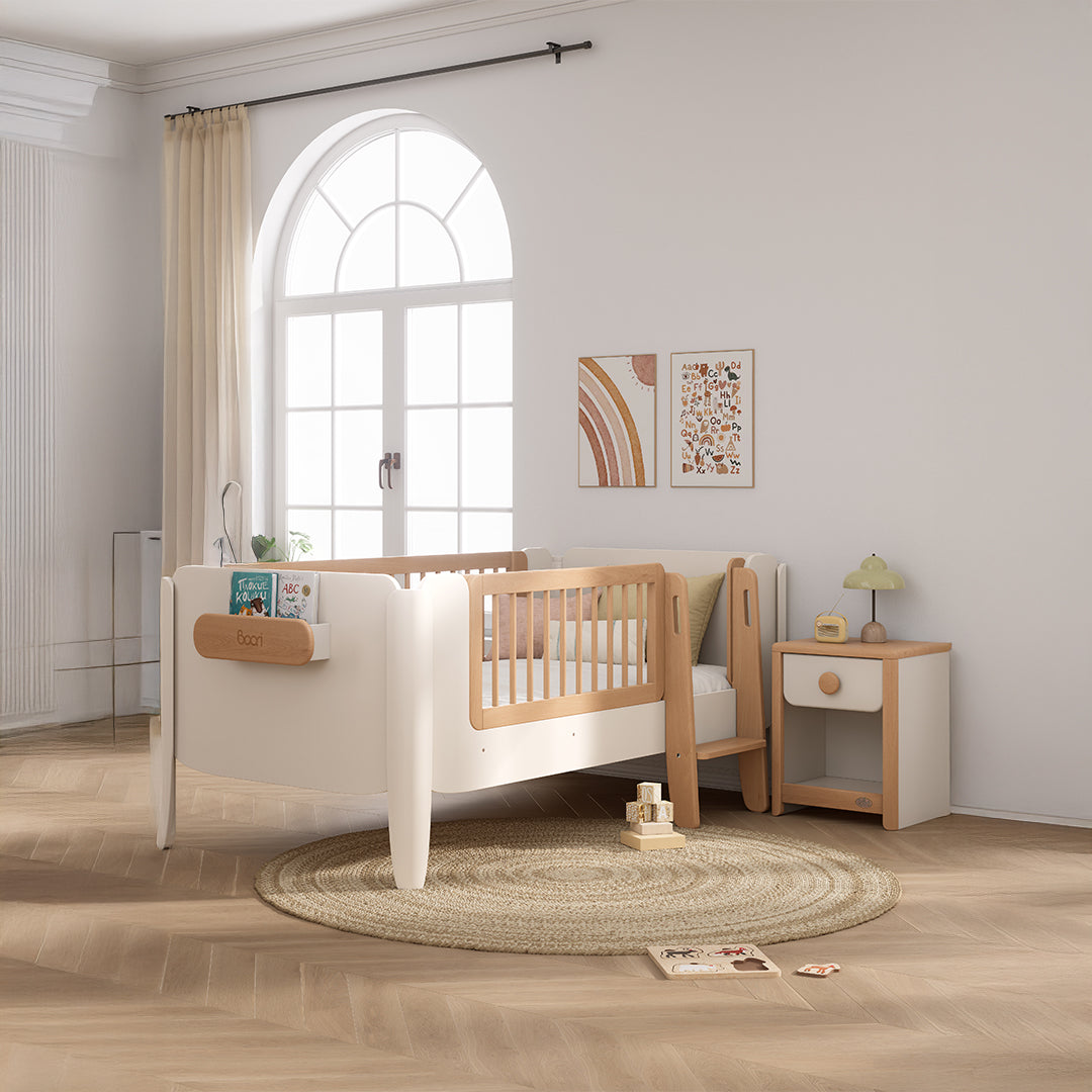 Yarra Guarded Kids Single Bed (mattress size 188x90x14CM) BK-YAGSB/TEBH