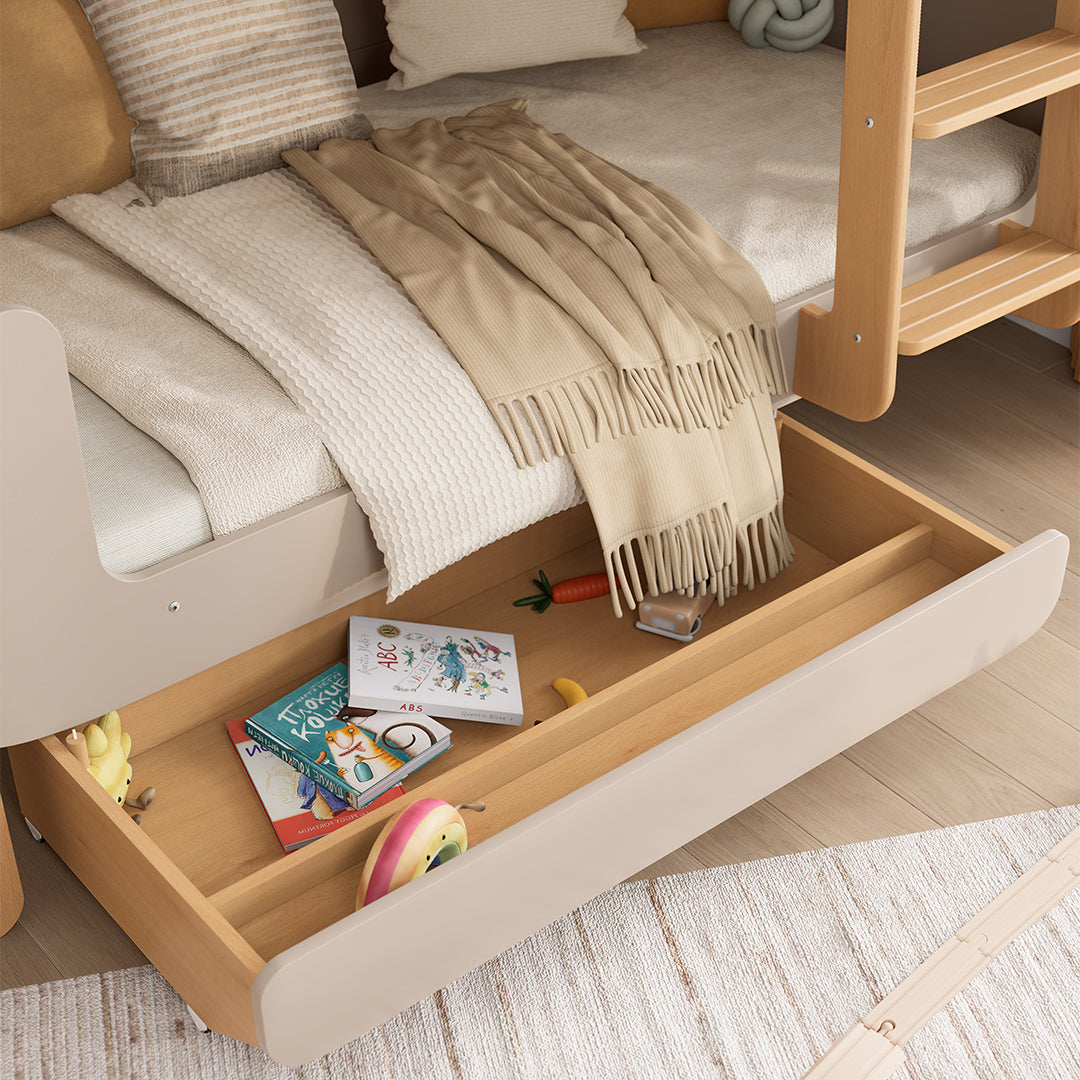 Yarra King Single Bunk Double Bed BK-YAKSBB/TEBH