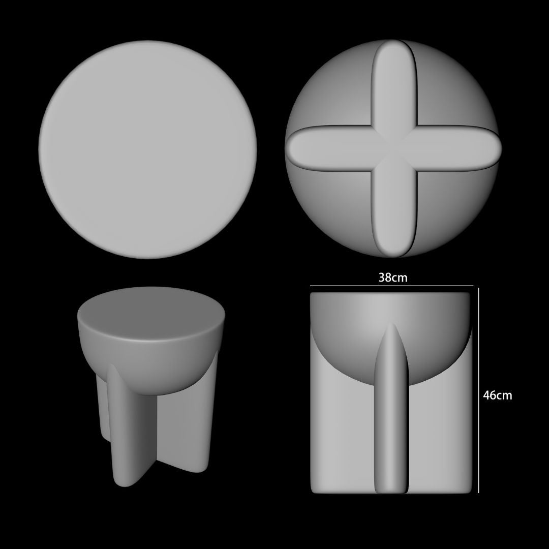 Aurea Coffee/Side Table - ZS230306 - Side Tables - ebarza Furniture UAE | Shop Modern Furniture in Abu Dhabi & Dubai - مفروشات ايبازرا في الامارات | تسوق اثاث عصري وديكورات مميزة في دبي وابوظبي