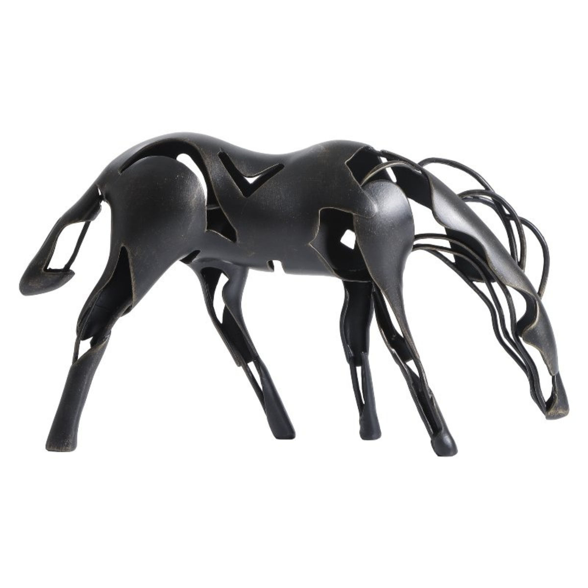 Abstract horse statue from Beacon home decor figurines, showcasing a modern, artistic horse sculpture for stylish interior decor.