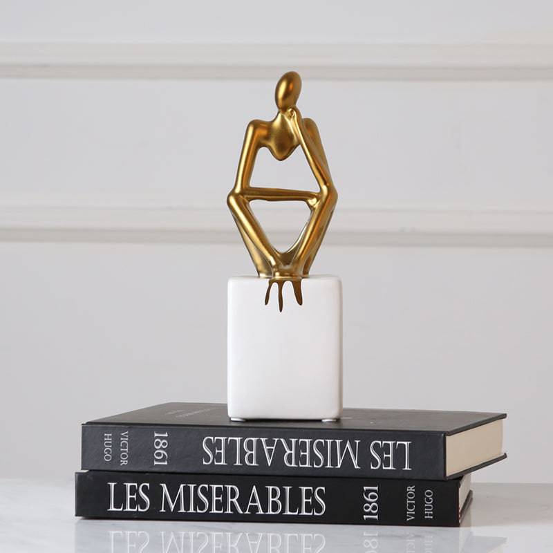 Abstract Patient Man Ornament Fa-D1823B - Home Decor Figurines - ebarza Furniture UAE | Shop Modern Furniture in Abu Dhabi & Dubai - مفروشات ايبازرا في الامارات | تسوق اثاث عصري وديكورات مميزة في دبي وابوظبي