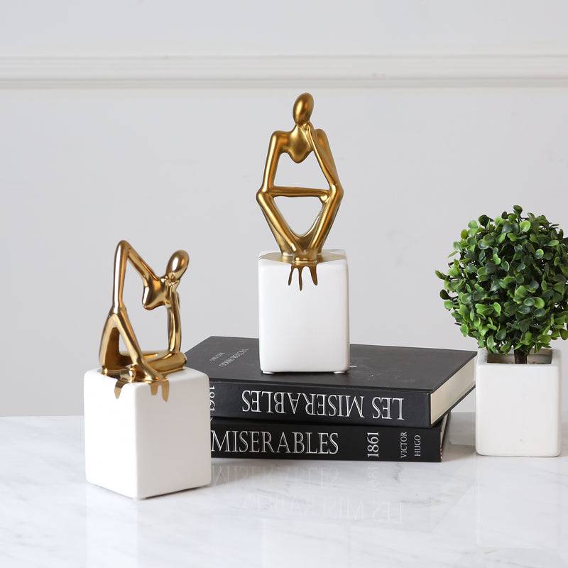 Abstract Patient Man Ornament Fa-D1823B - Home Decor Figurines - ebarza Furniture UAE | Shop Modern Furniture in Abu Dhabi & Dubai - مفروشات ايبازرا في الامارات | تسوق اثاث عصري وديكورات مميزة في دبي وابوظبي