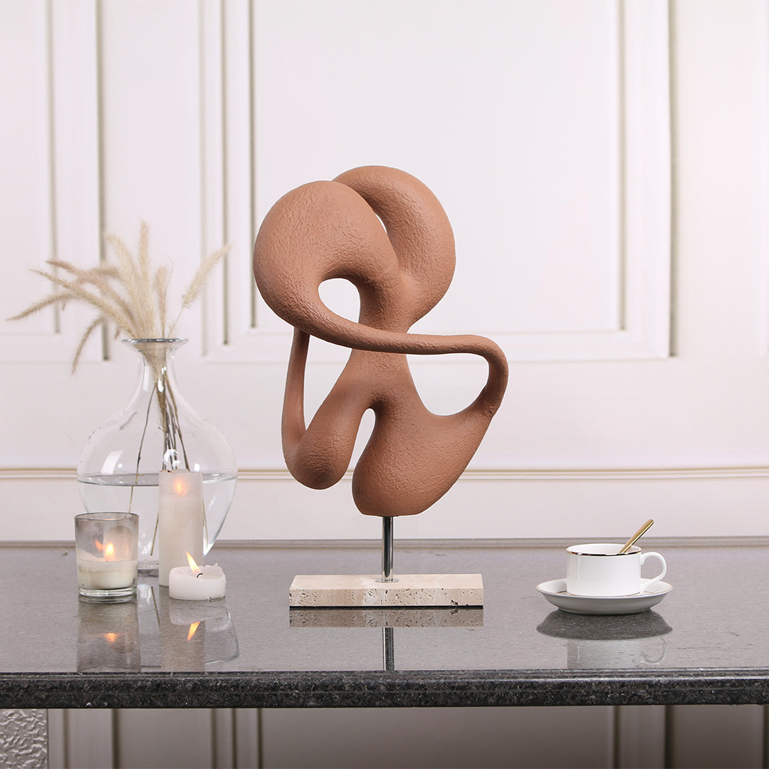 Abstract BEACON home decor sculpture KA3099A, modern figurine with sleek, artistic design for contemporary interior accents.