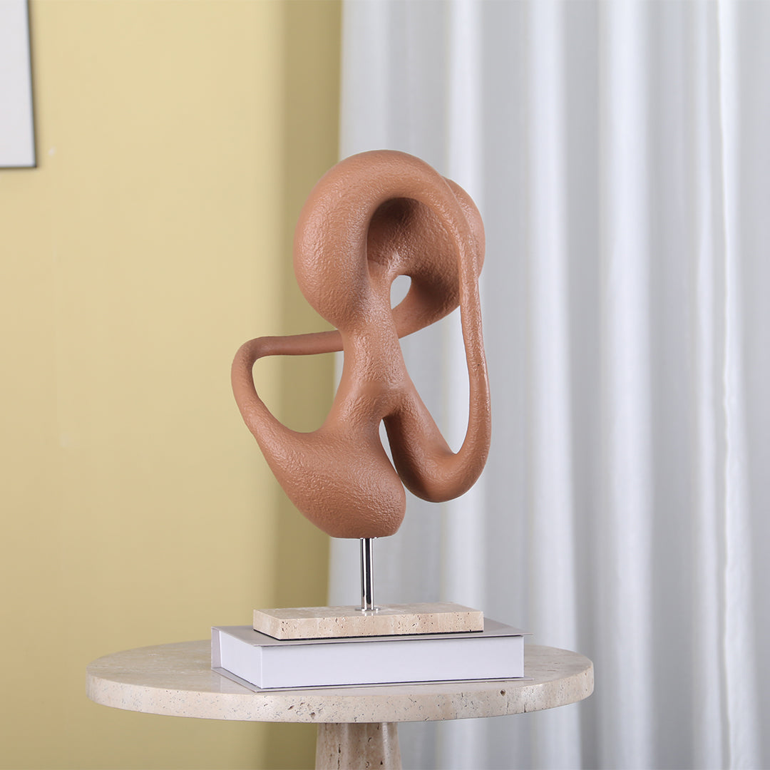 Abstract sculpture KA3099A by BEACON, modern home decor figurine with sleek, artistic design for contemporary interior decoration.