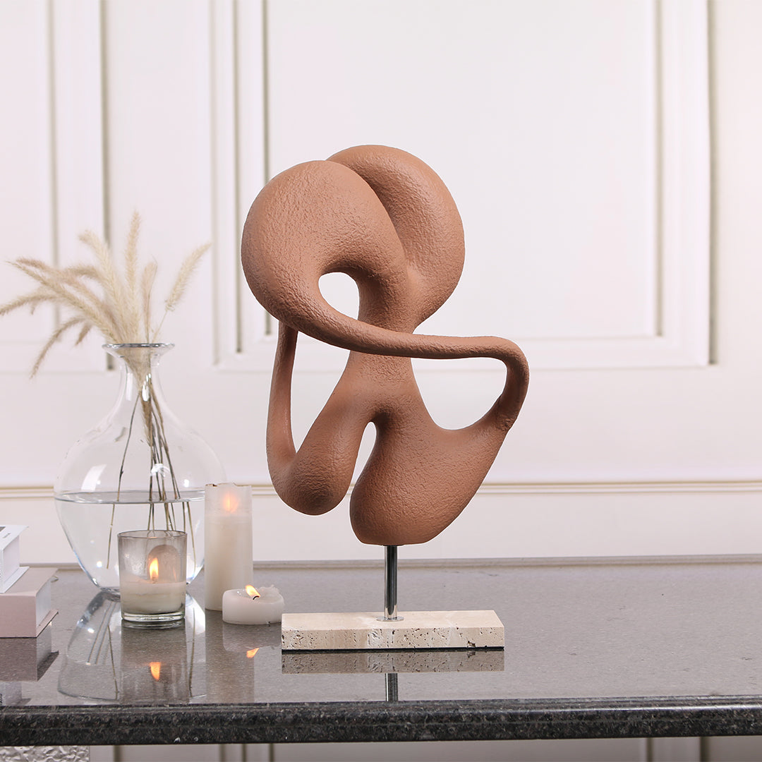 Abstract sculpture KA3099A by BEACON, modern home decor figurine with sleek, artistic design for stylish interior decoration.