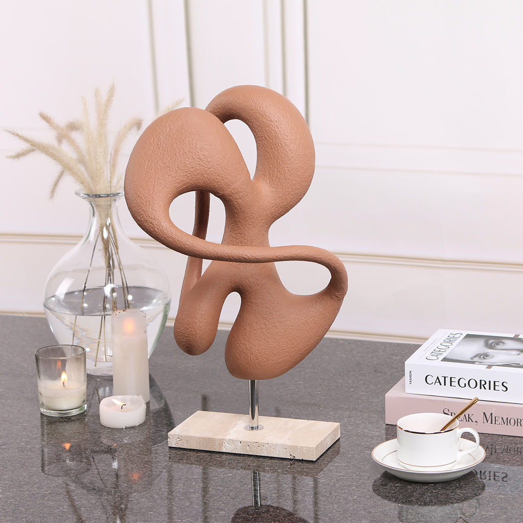 Abstract sculpture KA3099A by BEACON, modern home decor figurine with sleek, artistic design for stylish interior decoration.
