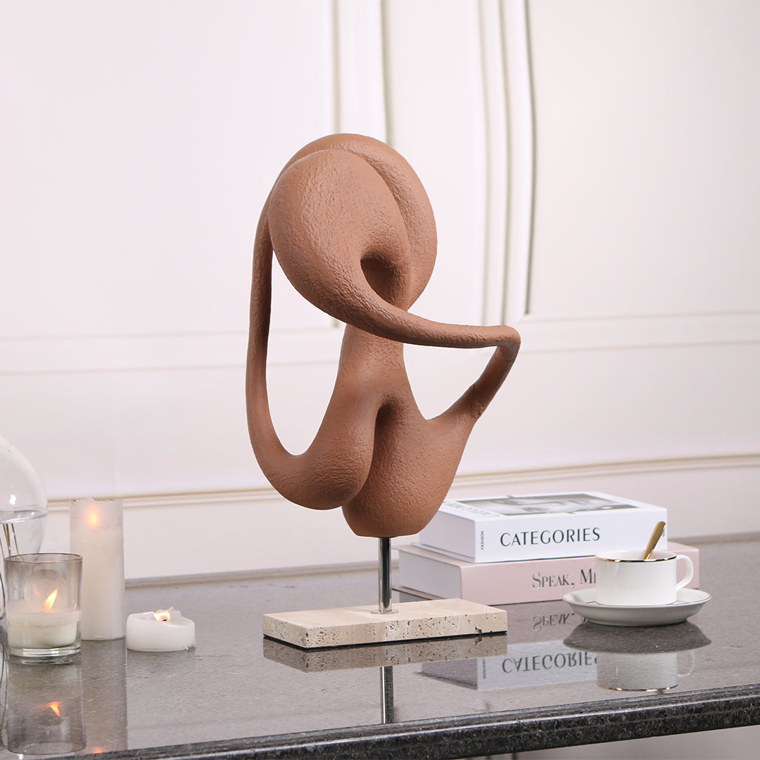 Abstract BEACON home decor sculpture KA3099A, modern figurine with sleek, artistic design for stylish interior accents.