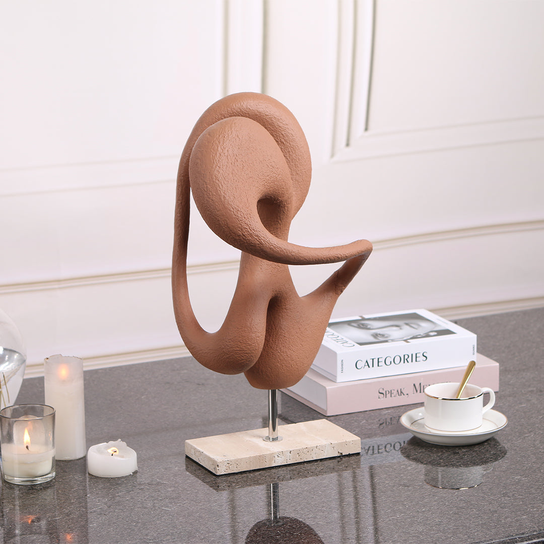 Abstract BEACON home decor figurine sculpture KA3099A with modern, artistic design for stylish interior decoration.