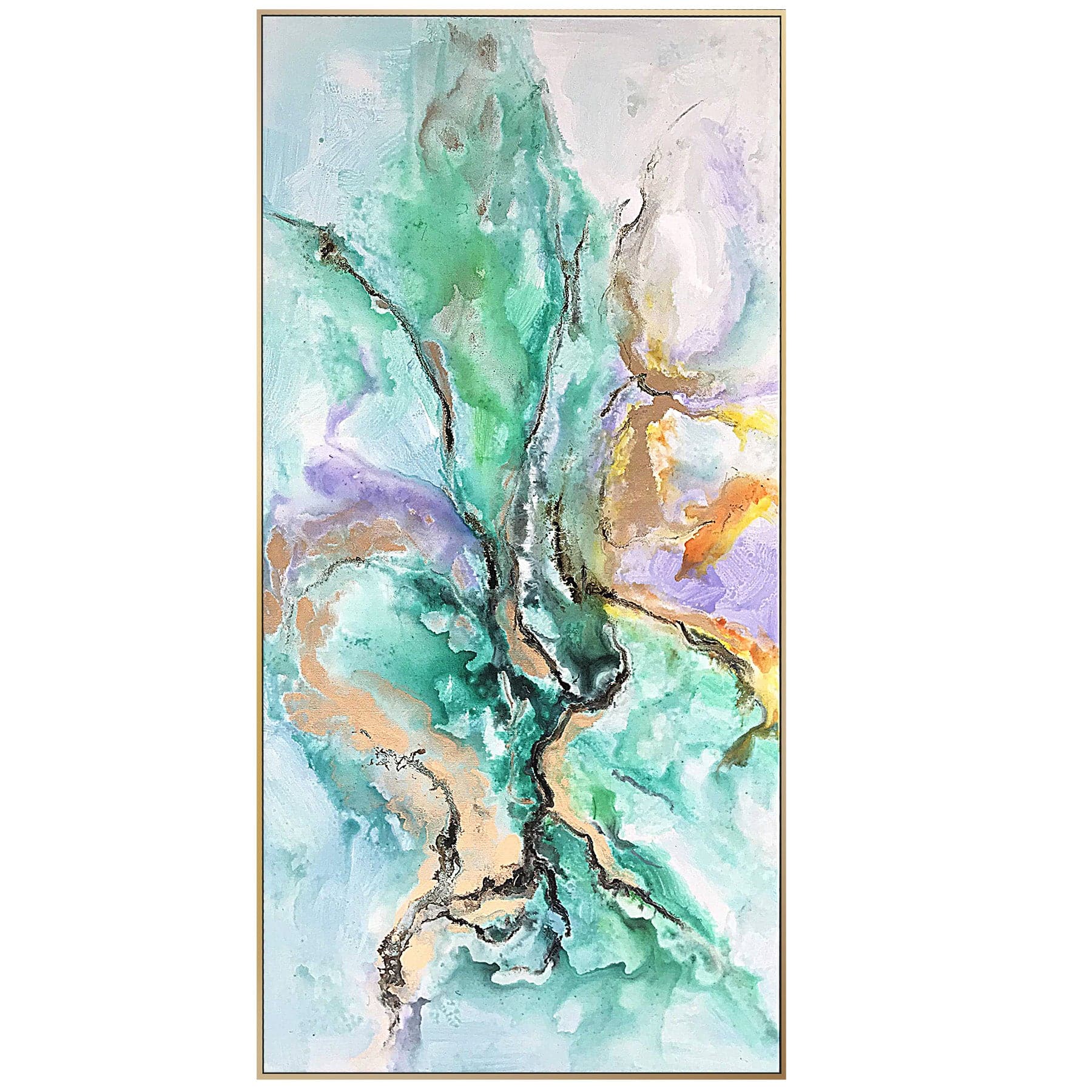 Afterglow Hand Painted Art Painting With 160X80 Cm Frame Soaap0005 - Paintings - ebarza Furniture UAE | Shop Modern Furniture in Abu Dhabi & Dubai - مفروشات ايبازرا في الامارات | تسوق اثاث عصري وديكورات مميزة في دبي وابوظبي