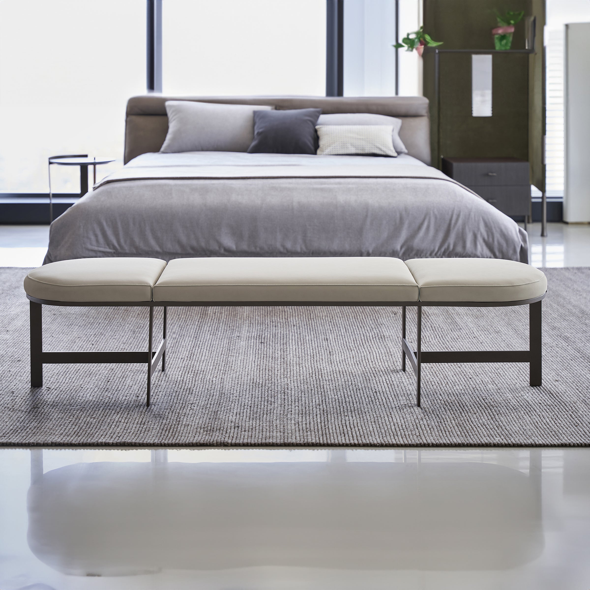 ALLEN Bench AMBO- CWD80209 - Benches - ebarza Furniture UAE | Shop Modern Furniture in Abu Dhabi & Dubai - مفروشات ايبازرا في الامارات | تسوق اثاث عصري وديكورات مميزة في دبي وابوظبي