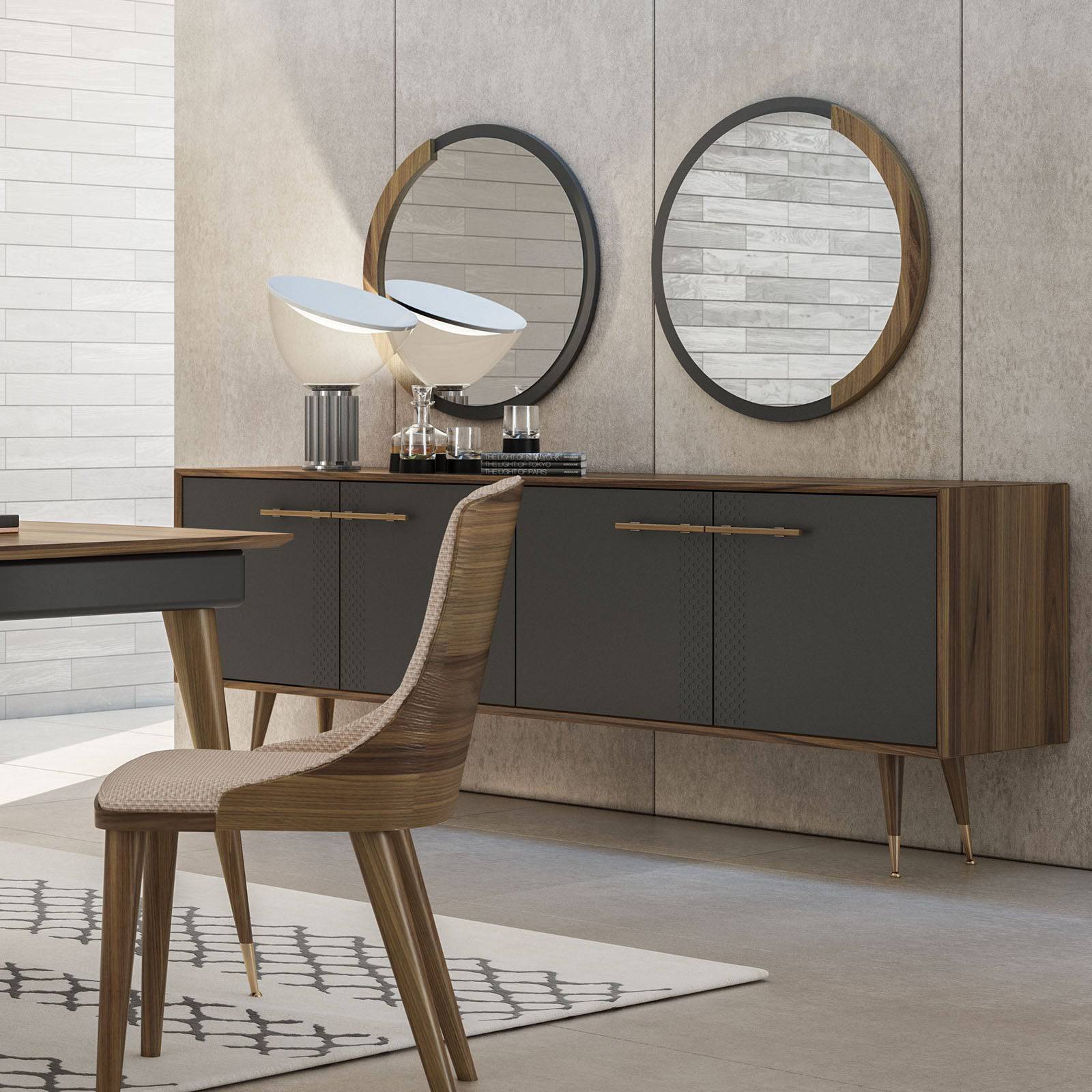 Alvin Sideboard/Console Alvin008 - Sideboards - ebarza Furniture UAE | Shop Modern Furniture in Abu Dhabi & Dubai - مفروشات ايبازرا في الامارات | تسوق اثاث عصري وديكورات مميزة في دبي وابوظبي