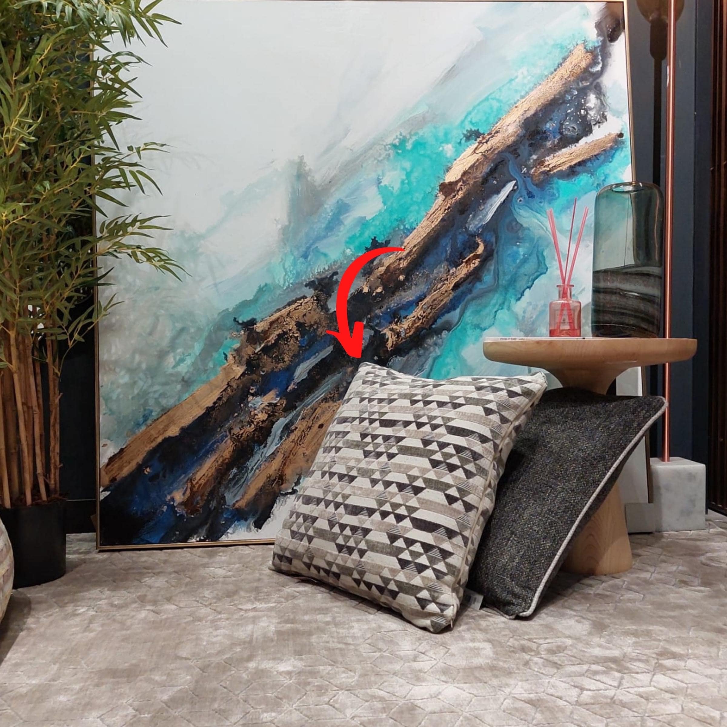 Amoret Cushion Cover 60X60 Cm Amoret-92 - Cushions - ebarza Furniture UAE | Shop Modern Furniture in Abu Dhabi & Dubai - مفروشات ايبازرا في الامارات | تسوق اثاث عصري وديكورات مميزة في دبي وابوظبي