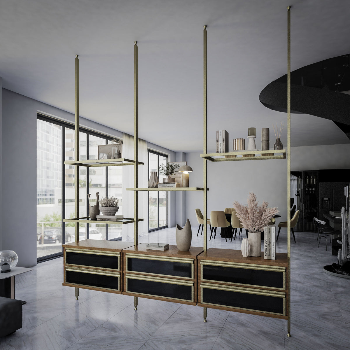 Antik Closet Cabinet with 100 cm glass shelf, sunlight LED lighting, and 3m wiring by AKYOL for modern storage.