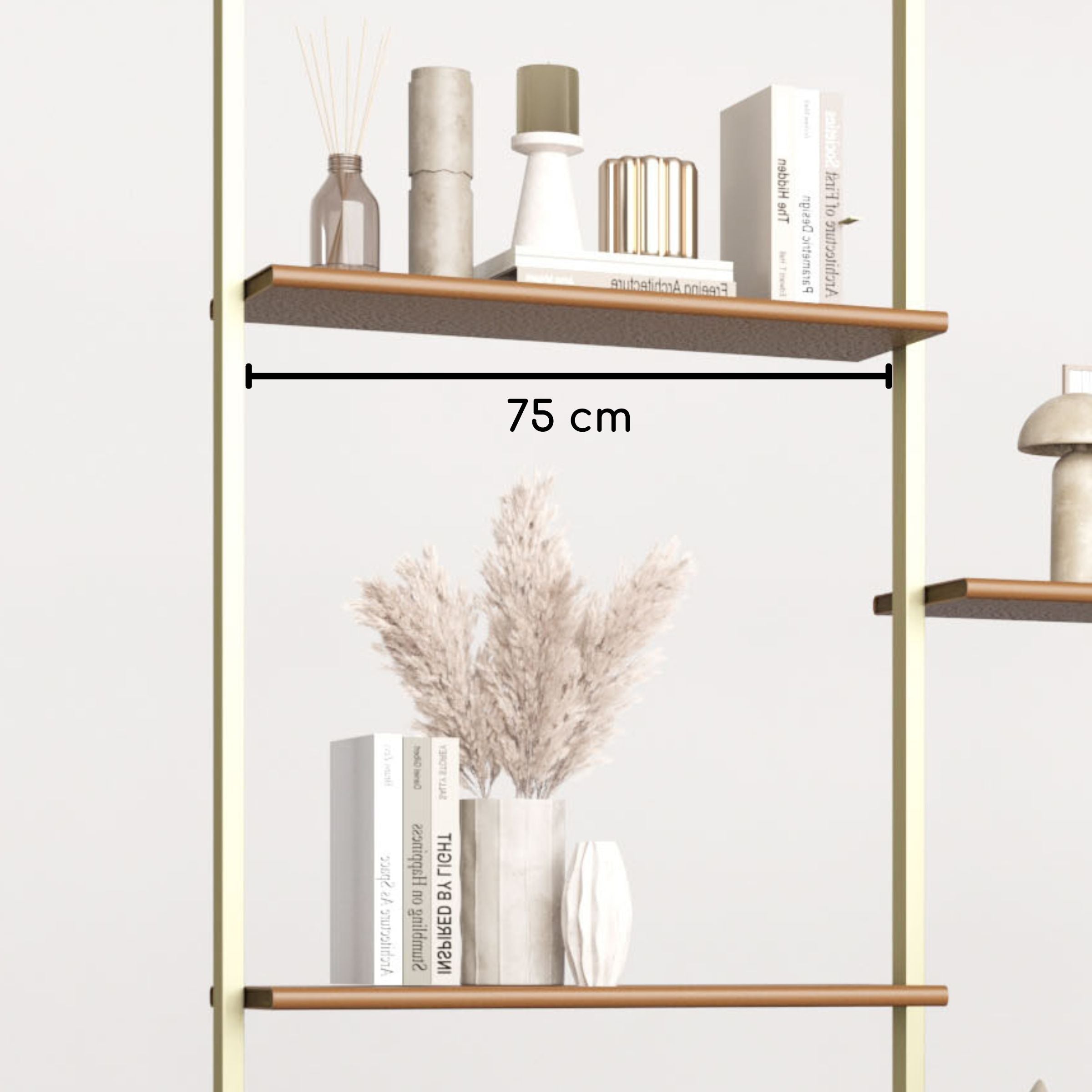 Antik Closet/Cabinet SADDLE LEATHER+MDF SHELF 75X50-Caramel - Cabinets - ebarza Furniture UAE | Shop Modern Furniture in Abu Dhabi & Dubai - مفروشات ايبازرا في الامارات | تسوق اثاث عصري وديكورات مميزة في دبي وابوظبي