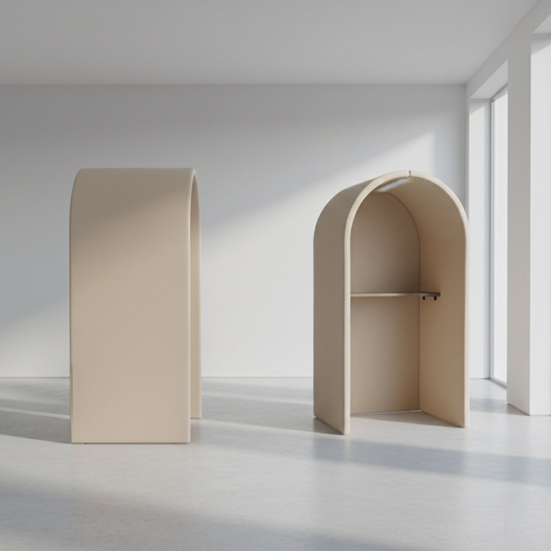 Arcadia Kids Desk/ Workstation YDJ-W106- Biege - Office Booth - ebarza Furniture UAE | Shop Modern Furniture in Abu Dhabi & Dubai - مفروشات ايبازرا في الامارات | تسوق اثاث عصري وديكورات مميزة في دبي وابوظبي