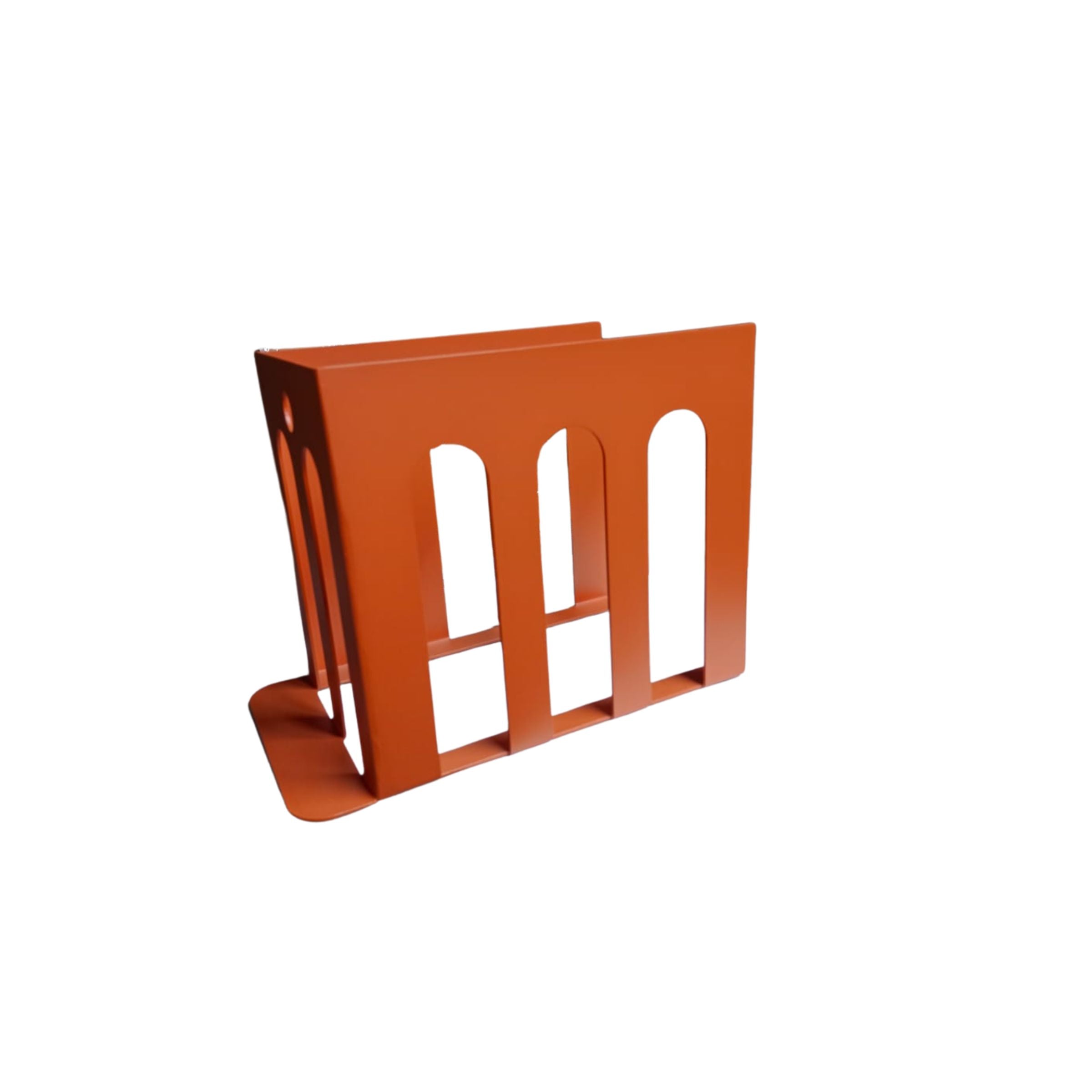Arch Book Stand Ornament Orange FC-W22004D - Bookends - ebarza Furniture UAE | Shop Modern Furniture in Abu Dhabi & Dubai - مفروشات ايبازرا في الامارات | تسوق اثاث عصري وديكورات مميزة في دبي وابوظبي