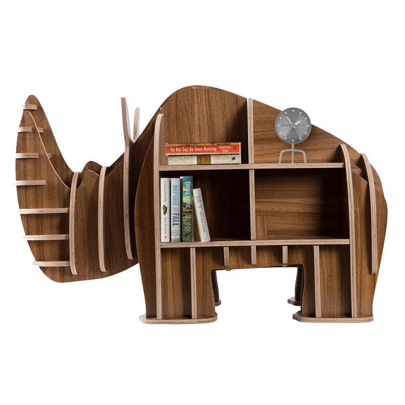Art Home Rhinoceros Decoration Shelving Wood Crafts Tp019M-W -  Shelves | فن تزيين المنزل رفوف الحرف الخشبية - ebarza Furniture UAE | Shop Modern Furniture in Abu Dhabi & Dubai - مفروشات ايبازرا في الامارات | تسوق اثاث عصري وديكورات مميزة في دبي وابوظبي