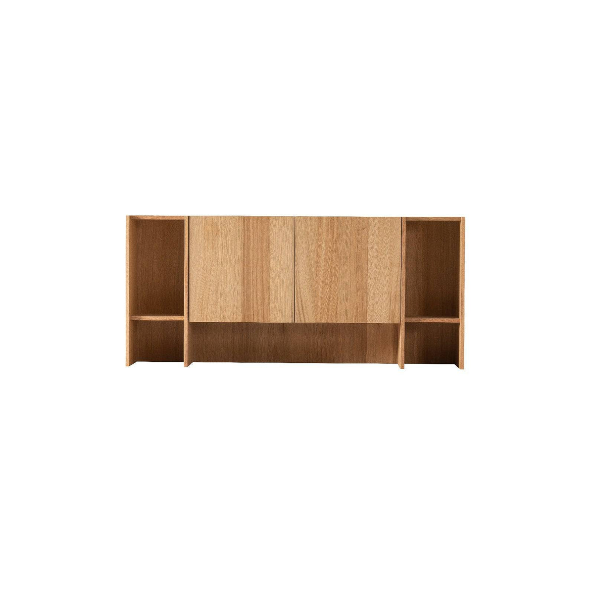 YOL LIVING Hera Wall Unit Bookshelves Triple Module, modern wall-mounted bookcase with open and closed storage compartments