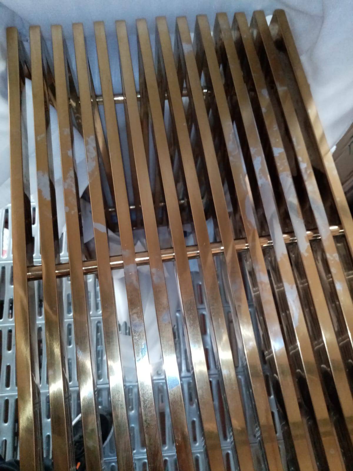 As Is Mid Century Stainless Console Psh-48-G-Con - DISPLAY ITEM - ebarza Furniture UAE | Shop Modern Furniture in Abu Dhabi & Dubai - مفروشات ايبازرا في الامارات | تسوق اثاث عصري وديكورات مميزة في دبي وابوظبي