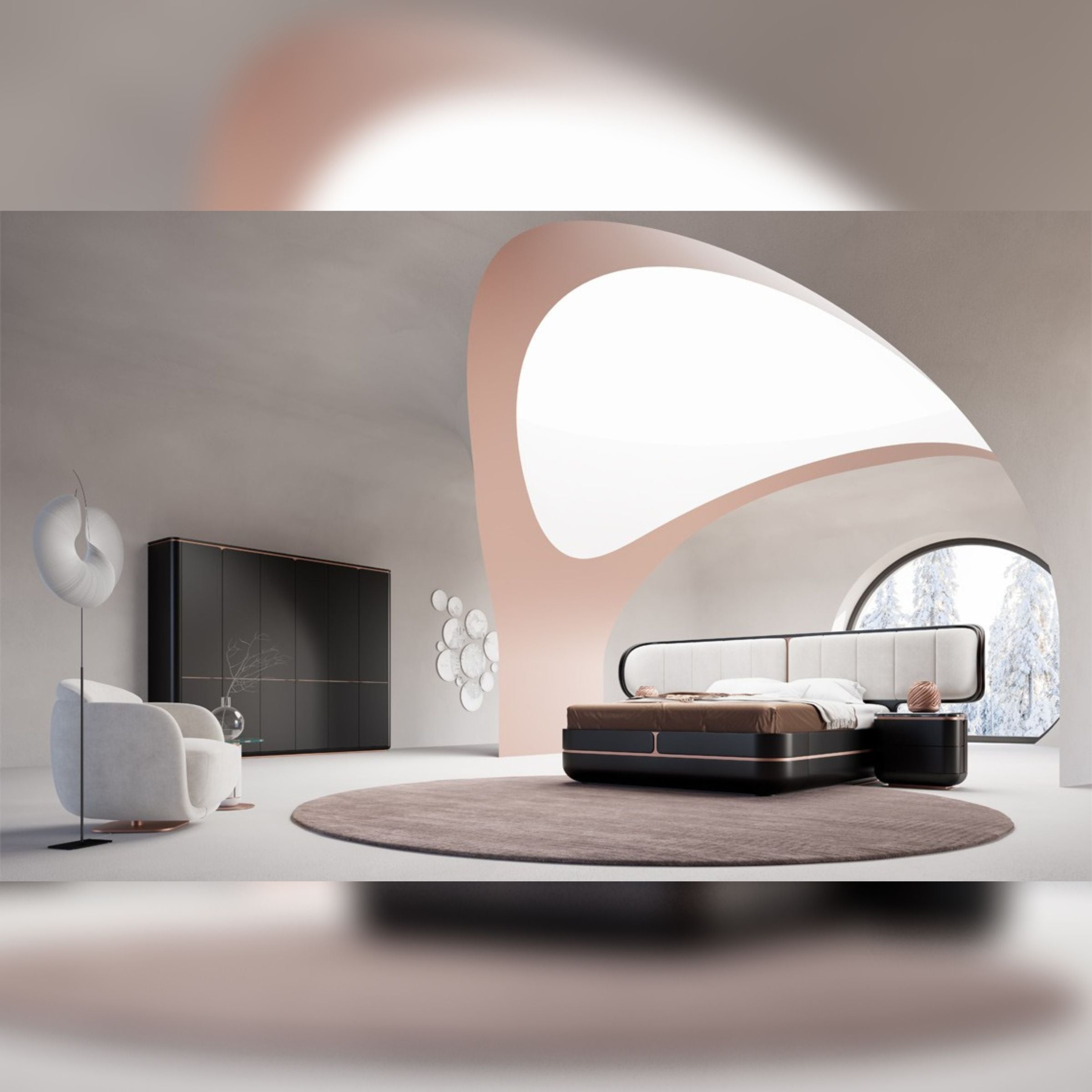 AS IS - Tulip King Size Bedstead KARTLP001-Black - DISPLAY ITEM - ebarza Furniture UAE | Shop Modern Furniture in Abu Dhabi & Dubai - مفروشات ايبازرا في الامارات | تسوق اثاث عصري وديكورات مميزة في دبي وابوظبي