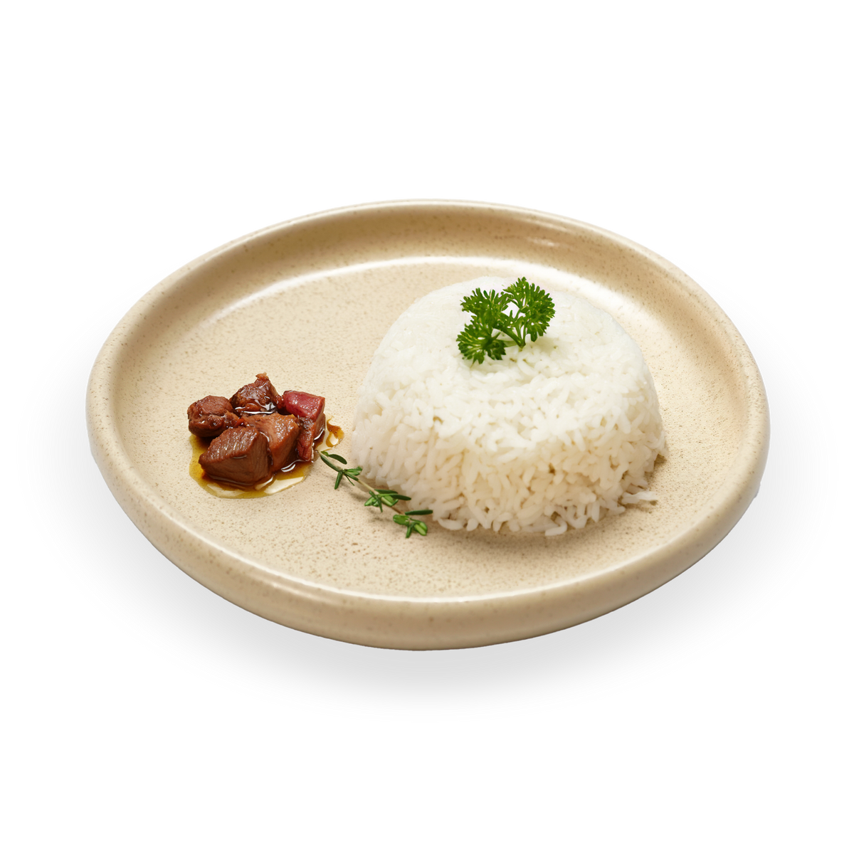 Asian Zen ceramic plate from BEACON featuring a minimalist design, round shape, and smooth glazed surface.
