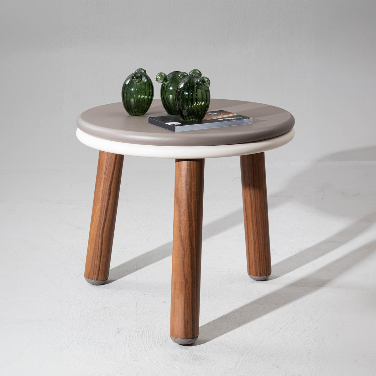 Aston ASTON side table by TOGO HOME STYLE with a sleek wooden surface and modern design, perfect for living room or bedroom use.