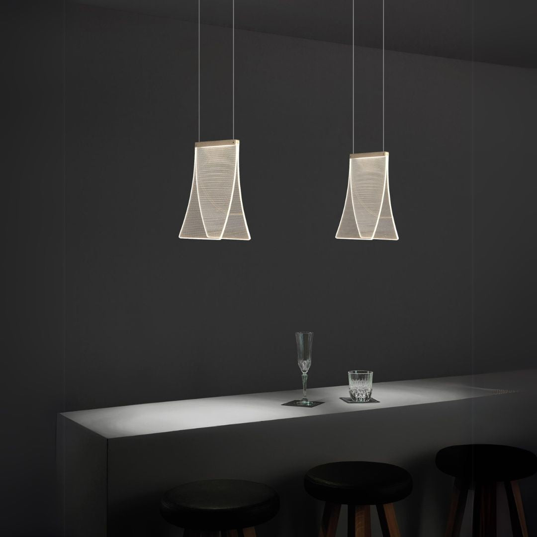 Aura Clear Pendant Lamp MA05537CA-001 - Pendant Lamps - ebarza Furniture UAE | Shop Modern Furniture in Abu Dhabi & Dubai - مفروشات ايبازرا في الامارات | تسوق اثاث عصري وديكورات مميزة في دبي وابوظبي