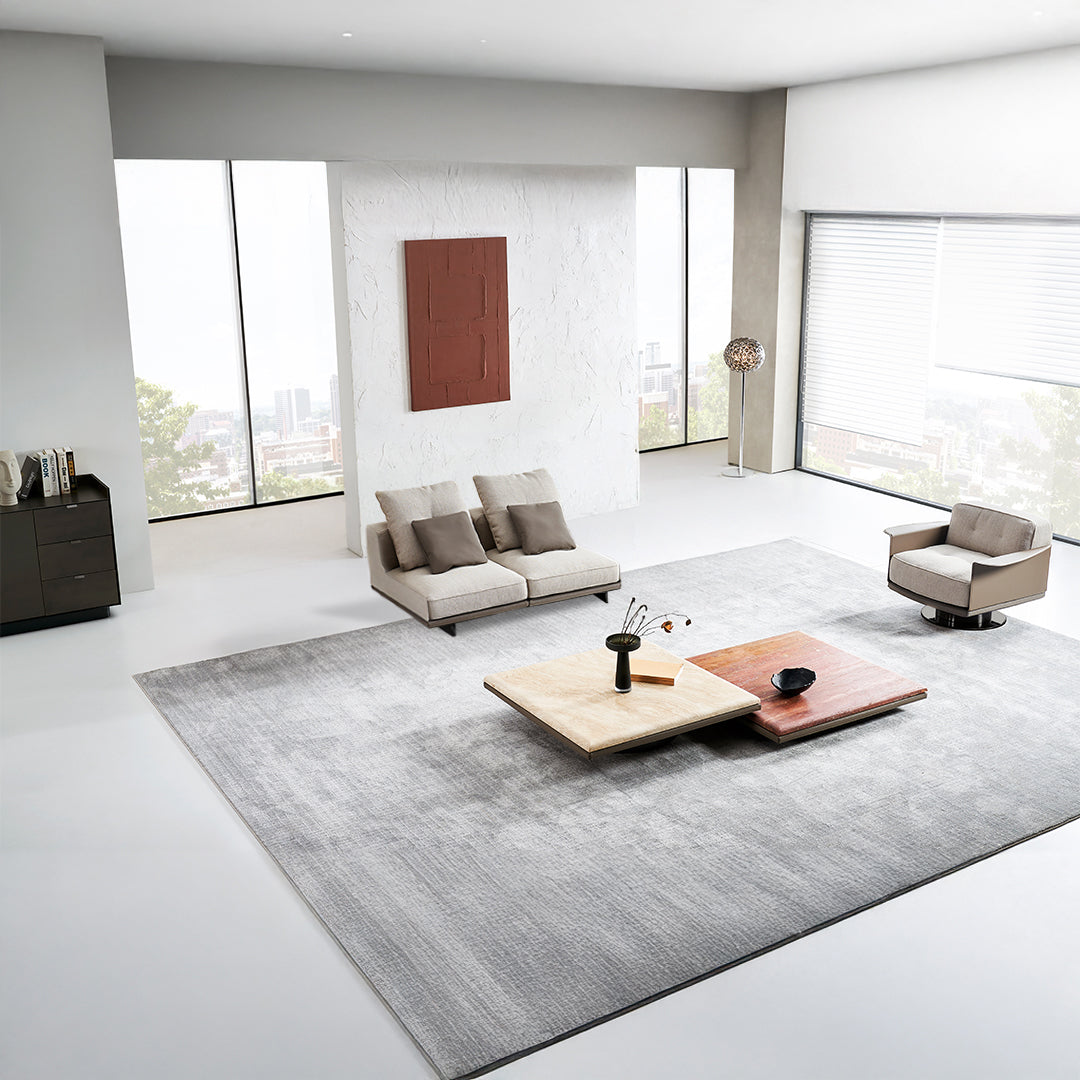 Avenor armless 2-seater sofa by BEACON, modern living room with plush fabric upholstery and sleek design.