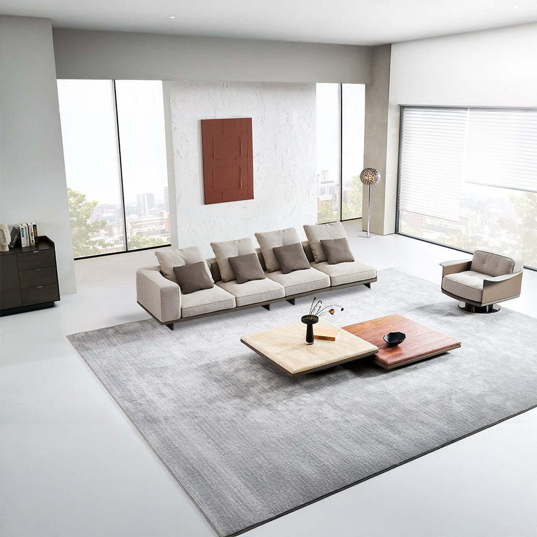 Avenor armless 2-seater sofa by BEACON, featuring a modern design with plush cushions and fabric upholstery.