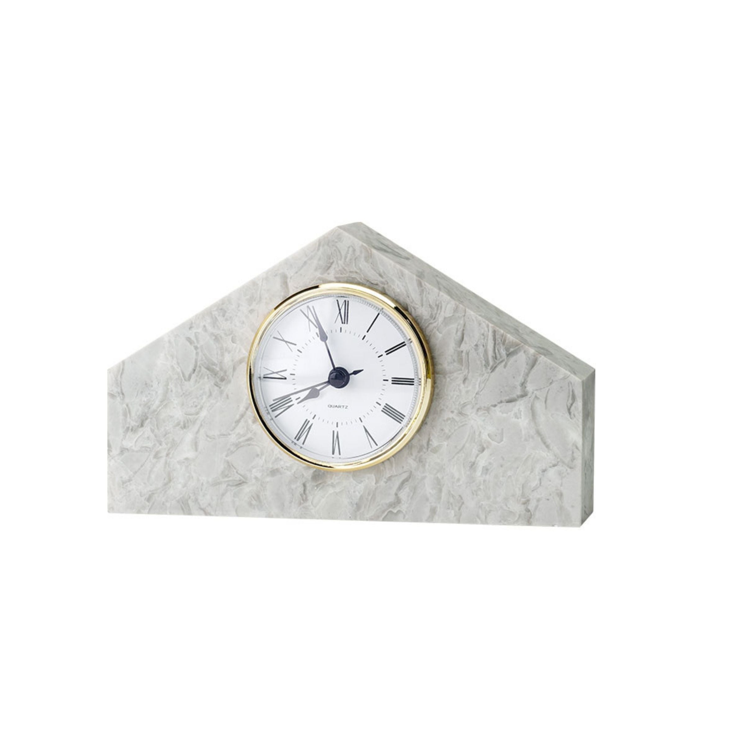Bawang Flower Marble House Table Clock TCI892 - Clocks - ebarza Furniture UAE | Shop Modern Furniture in Abu Dhabi & Dubai - مفروشات ايبازرا في الامارات | تسوق اثاث عصري وديكورات مميزة في دبي وابوظبي
