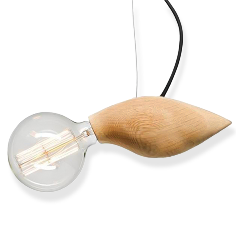Bee Solid Wood Pendant Lamp Bl0012N Dd041N - Pendant Lamps - ebarza Furniture UAE | Shop Modern Furniture in Abu Dhabi & Dubai - مفروشات ايبازرا في الامارات | تسوق اثاث عصري وديكورات مميزة في دبي وابوظبي