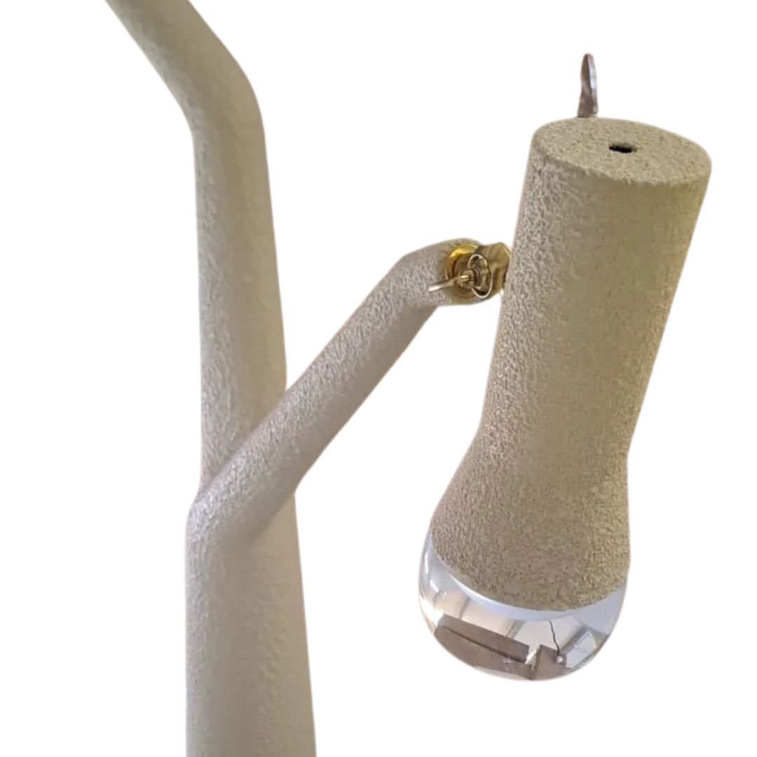 Beige Floor Light HTD-IF1403187-Beige - Floor Lamps - ebarza Furniture UAE | Shop Modern Furniture in Abu Dhabi & Dubai - مفروشات ايبازرا في الامارات | تسوق اثاث عصري وديكورات مميزة في دبي وابوظبي