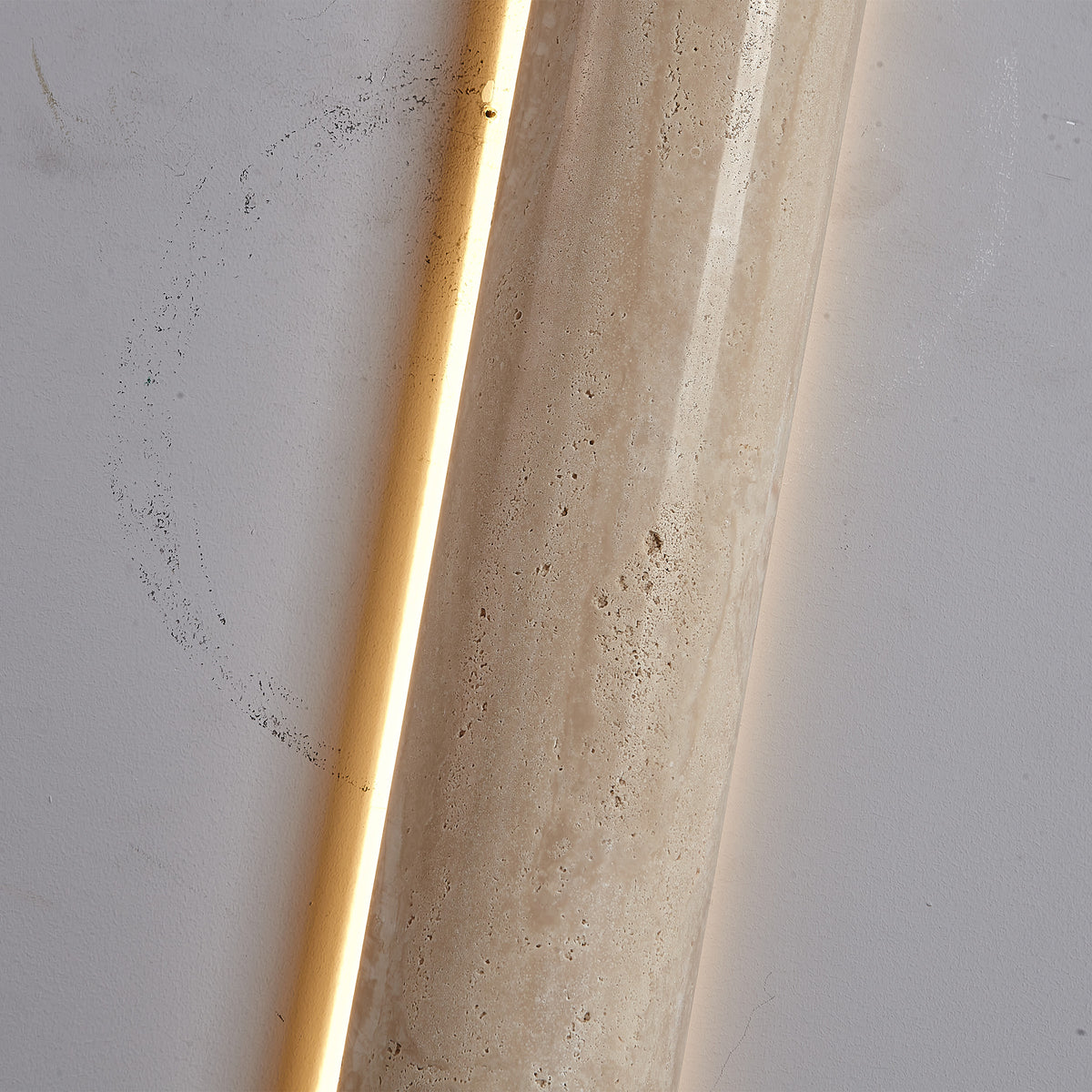 Beige Natural Travertine Marble Wall Lamp 60008-4W - Wall Lamps - ebarza Furniture UAE | Shop Modern Furniture in Abu Dhabi & Dubai - مفروشات ايبازرا في الامارات | تسوق اثاث عصري وديكورات مميزة في دبي وابوظبي