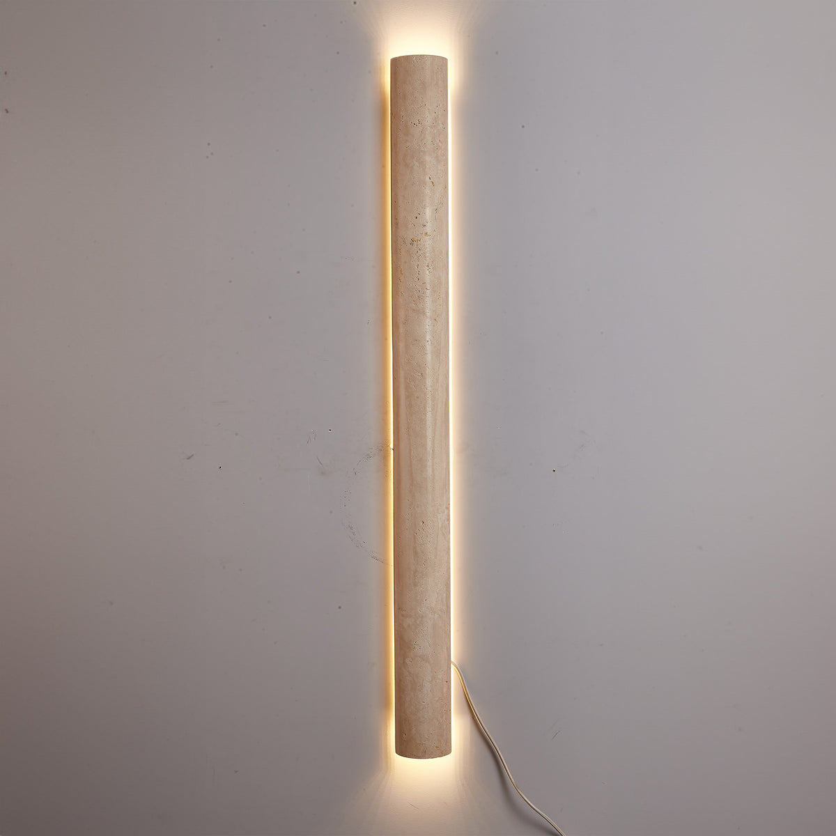 Beige Natural Travertine Marble Wall Lamp 60008-4W - Wall Lamps - ebarza Furniture UAE | Shop Modern Furniture in Abu Dhabi & Dubai - مفروشات ايبازرا في الامارات | تسوق اثاث عصري وديكورات مميزة في دبي وابوظبي