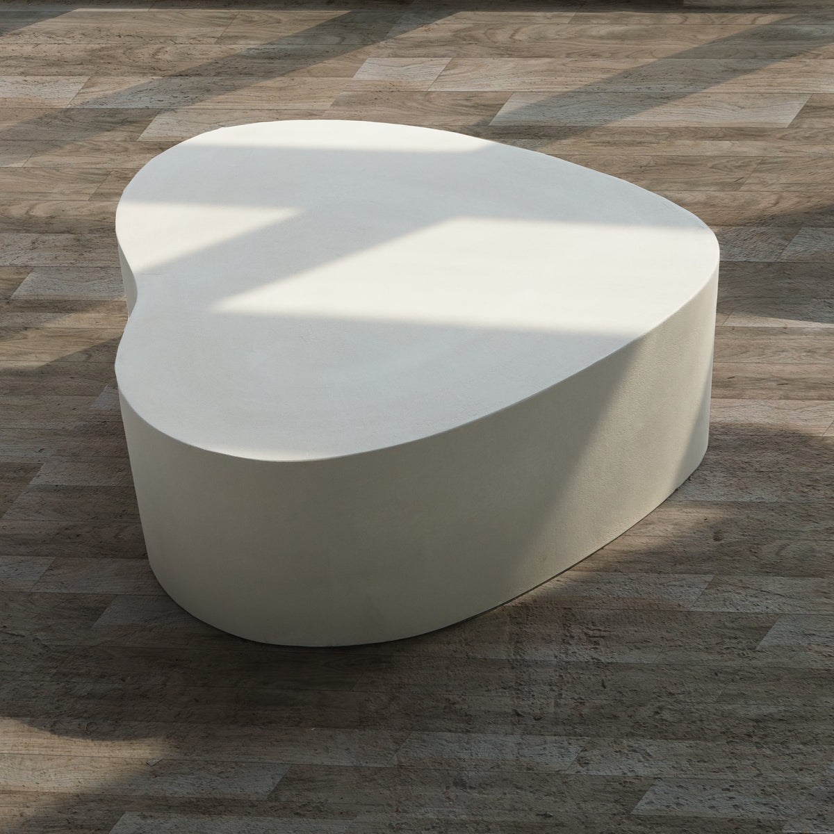 Beige BEACON planter box and seating bench XK-4086B made of durable material, ideal for outdoor garden or patio decor.
