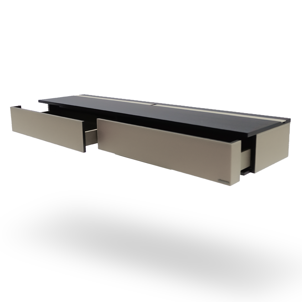 Suspended / Hanged Modular Wall Unit / Dresser / TV Unit 160CM MLL-CUS01-M5 Beige - Storage/TV Unites - ebarza Furniture UAE | Shop Modern Furniture in Abu Dhabi & Dubai - مفروشات ايبازرا في الامارات | تسوق اثاث عصري وديكورات مميزة في دبي وابوظبي