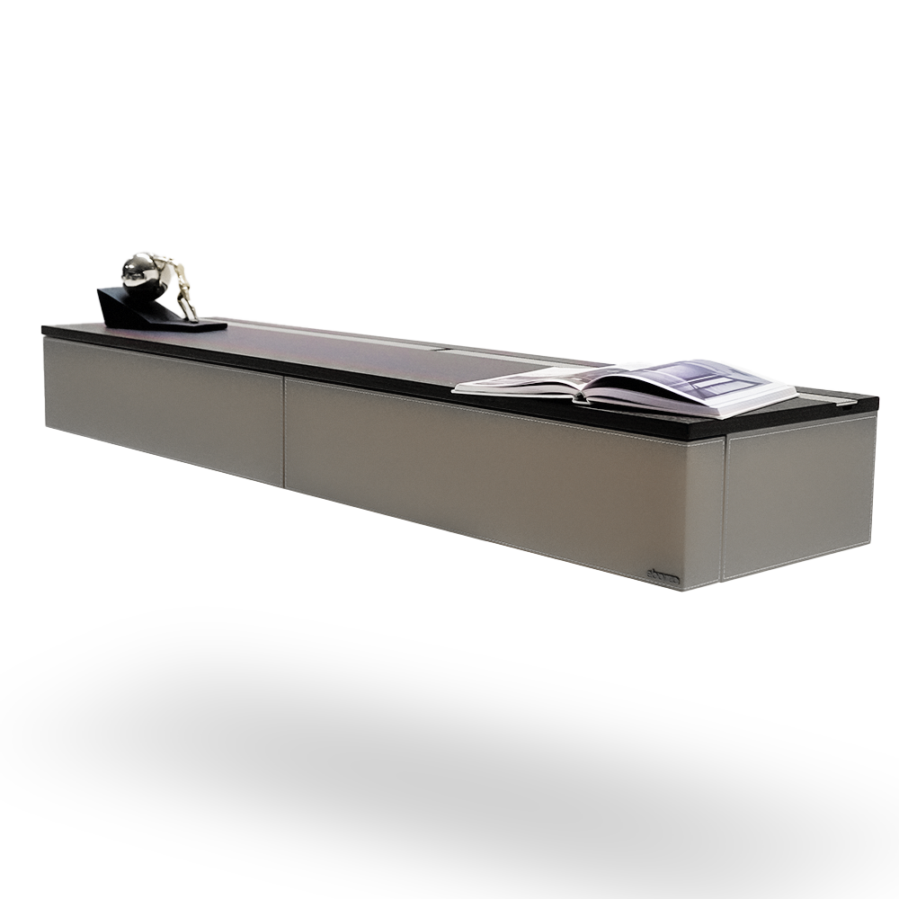 Suspended / Hanged Modular Wall Unit / Dresser / TV Unit 160CM MLL-CUS01-M5 Beige - Storage/TV Unites - ebarza Furniture UAE | Shop Modern Furniture in Abu Dhabi & Dubai - مفروشات ايبازرا في الامارات | تسوق اثاث عصري وديكورات مميزة في دبي وابوظبي