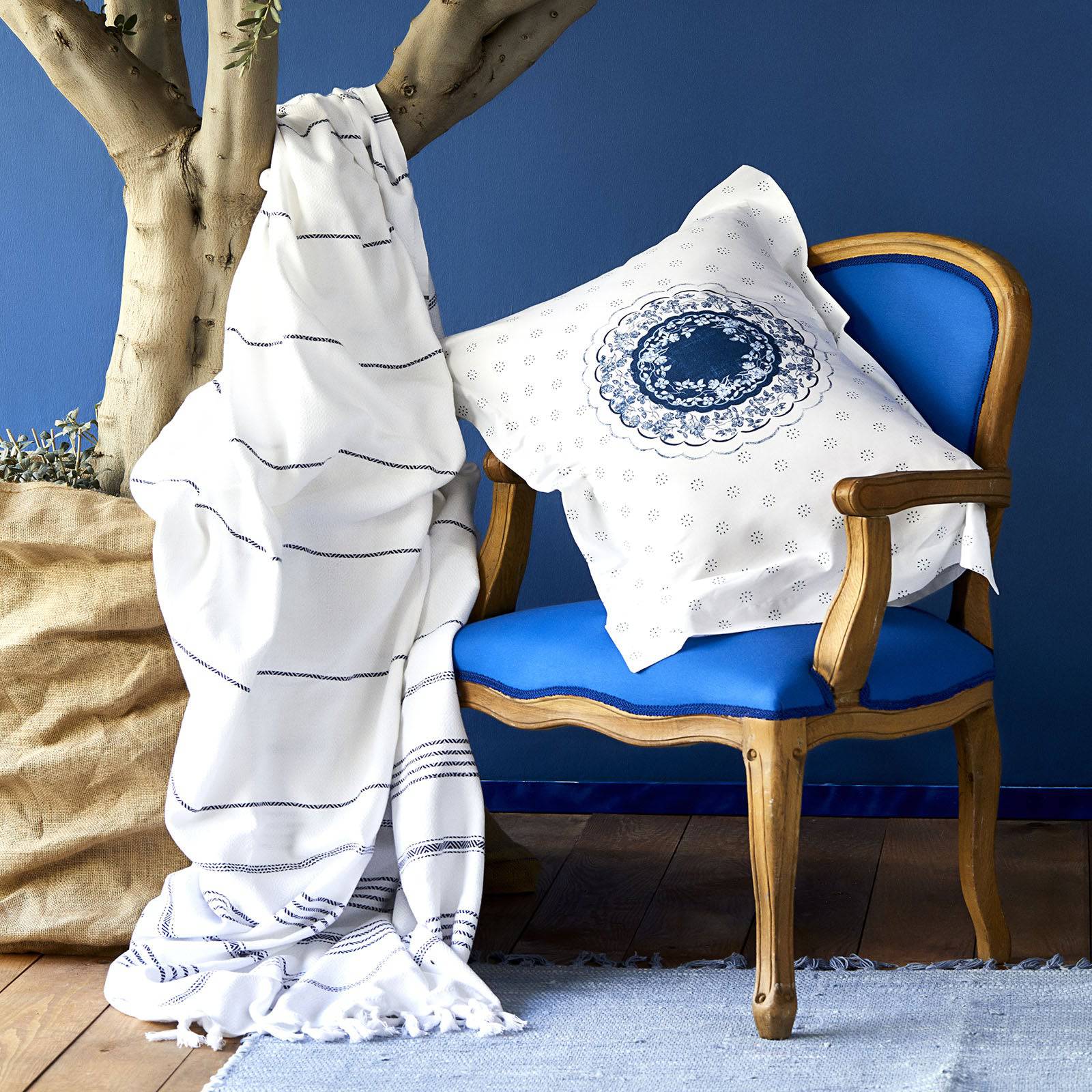 Belina Mavi Set 200.14.01.0035 - Bedding - ebarza Furniture UAE | Shop Modern Furniture in Abu Dhabi & Dubai - مفروشات ايبازرا في الامارات | تسوق اثاث عصري وديكورات مميزة في دبي وابوظبي