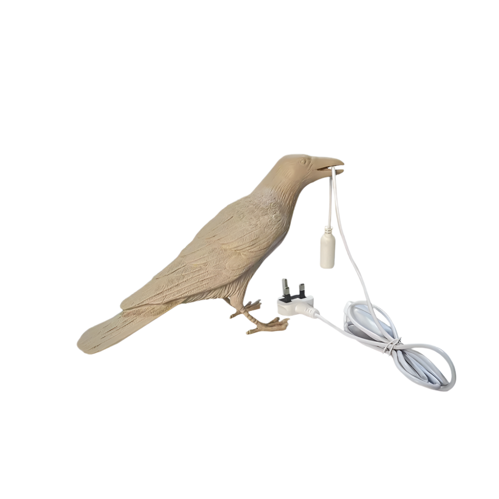 Bird brown table light from BEACON, a stylish desk lamp with a bird-shaped design and warm brown finish.