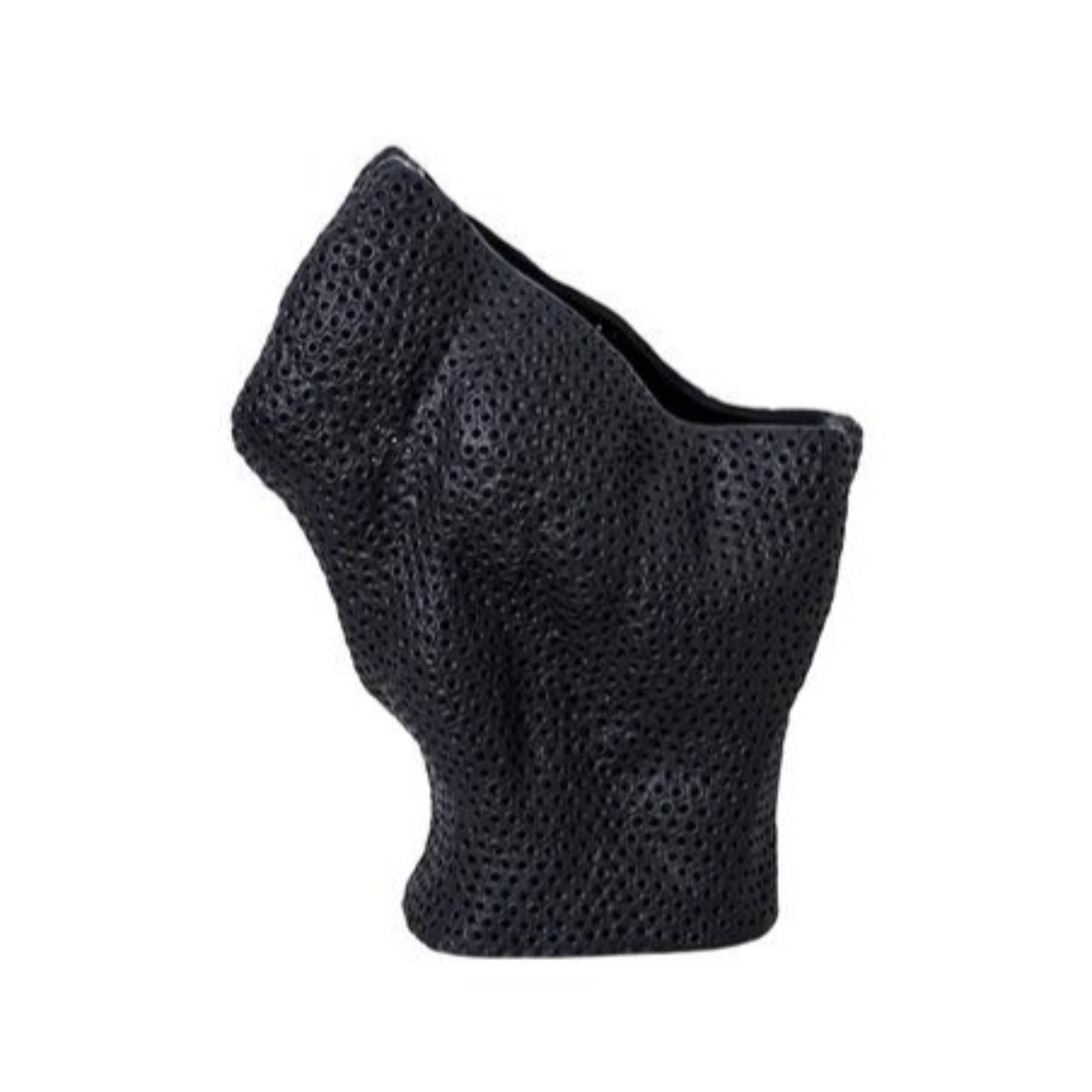 Black Hand Made Vase -B Fa-D2130B - Vases - ebarza Furniture UAE | Shop Modern Furniture in Abu Dhabi & Dubai - مفروشات ايبازرا في الامارات | تسوق اثاث عصري وديكورات مميزة في دبي وابوظبي