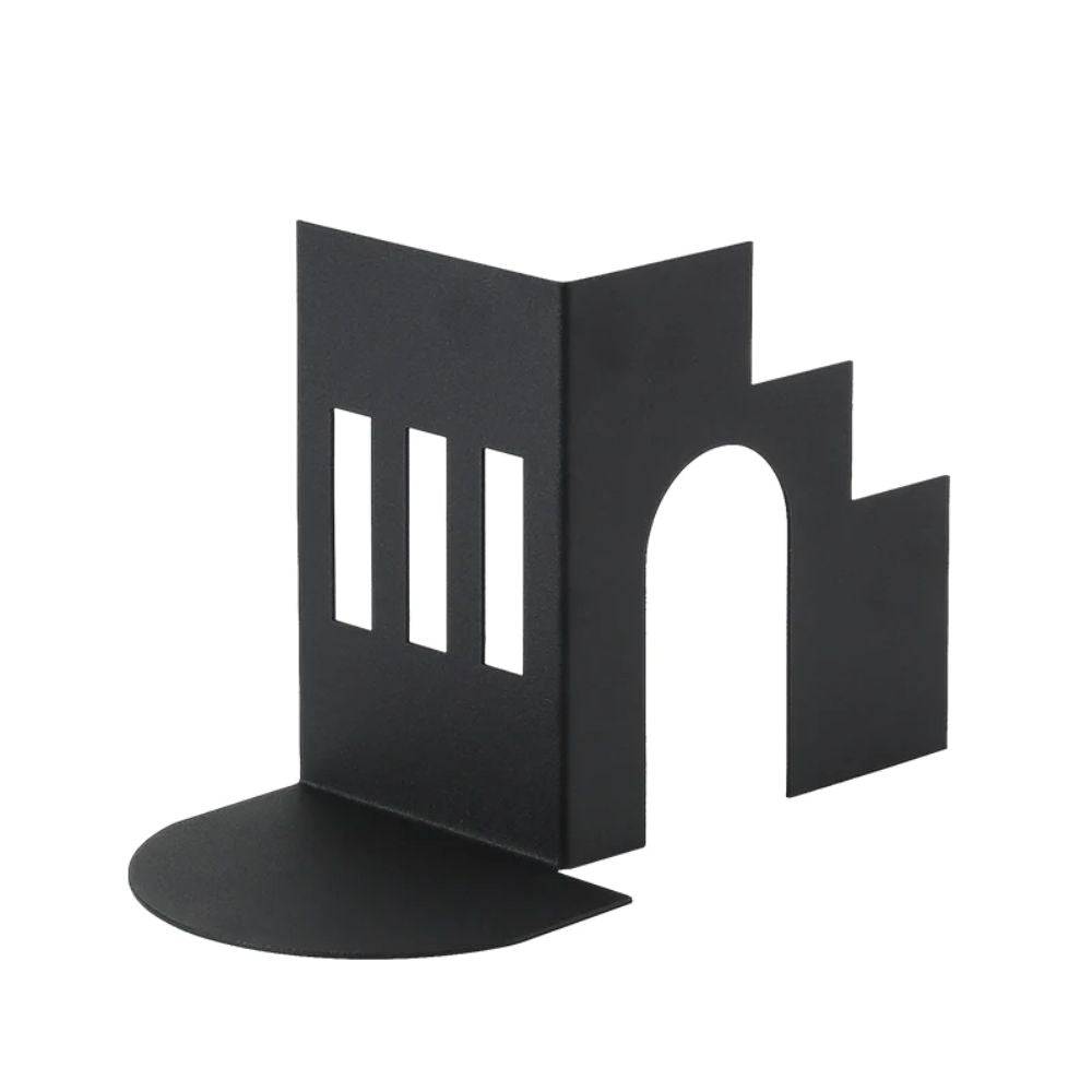 Black Metal Step Book Stand Fc-W22003B -  Bookends | حامل كتاب معدني أسود - ebarza Furniture UAE | Shop Modern Furniture in Abu Dhabi & Dubai - مفروشات ايبازرا في الامارات | تسوق اثاث عصري وديكورات مميزة في دبي وابوظبي