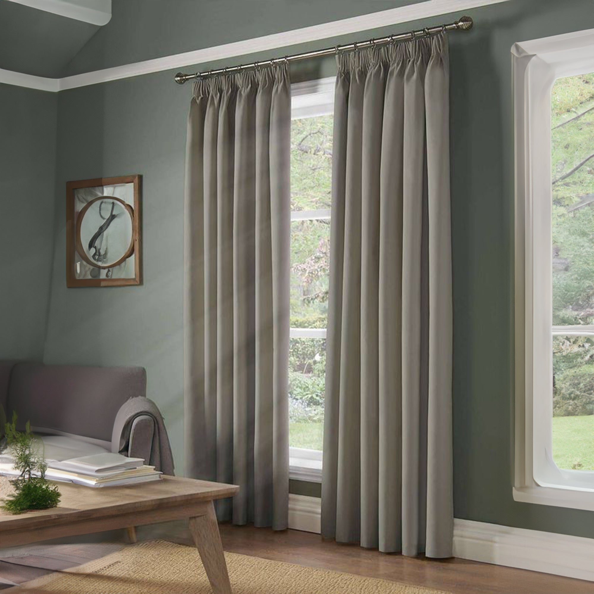 Blackout microfiber fabric with flocking for curtains and drapes, 280cm wide, by DQYDDG, 3-pass light-blocking design.