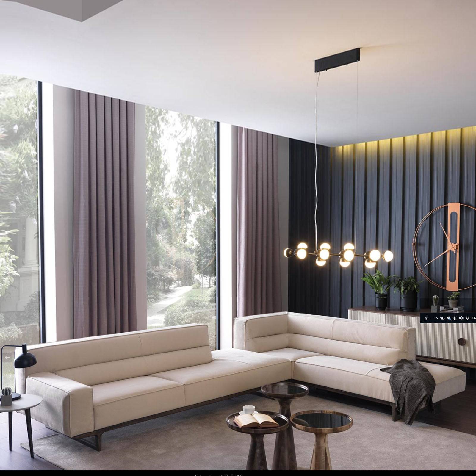 Bolero L Shape Sofa Bol Lx122 - Sofas - ebarza Furniture UAE | Shop Modern Furniture in Abu Dhabi & Dubai - مفروشات ايبازرا في الامارات | تسوق اثاث عصري وديكورات مميزة في دبي وابوظبي