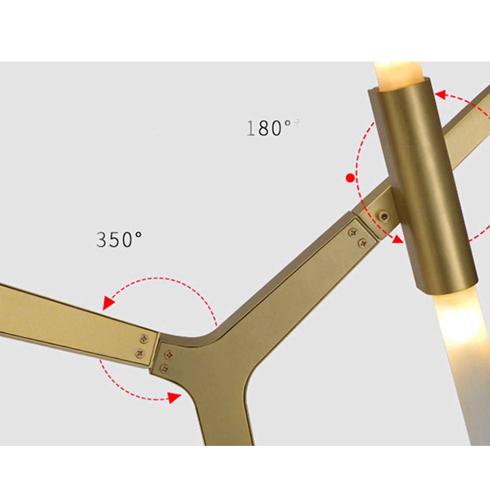 Display Item - Branch 16 Heads Chandelier Cy-New-002-G Nakheel - Pendant Lamps - ebarza Furniture UAE | Shop Modern Furniture in Abu Dhabi & Dubai - مفروشات ايبازرا في الامارات | تسوق اثاث عصري وديكورات مميزة في دبي وابوظبي