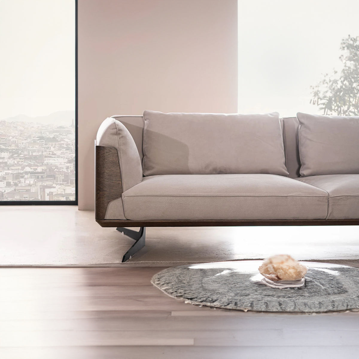Brooklyn GAMMA CORNER Sofa by HOMAGE KOLTUK, modern corner sofa with plush cushions and fabric upholstery for stylish living rooms.