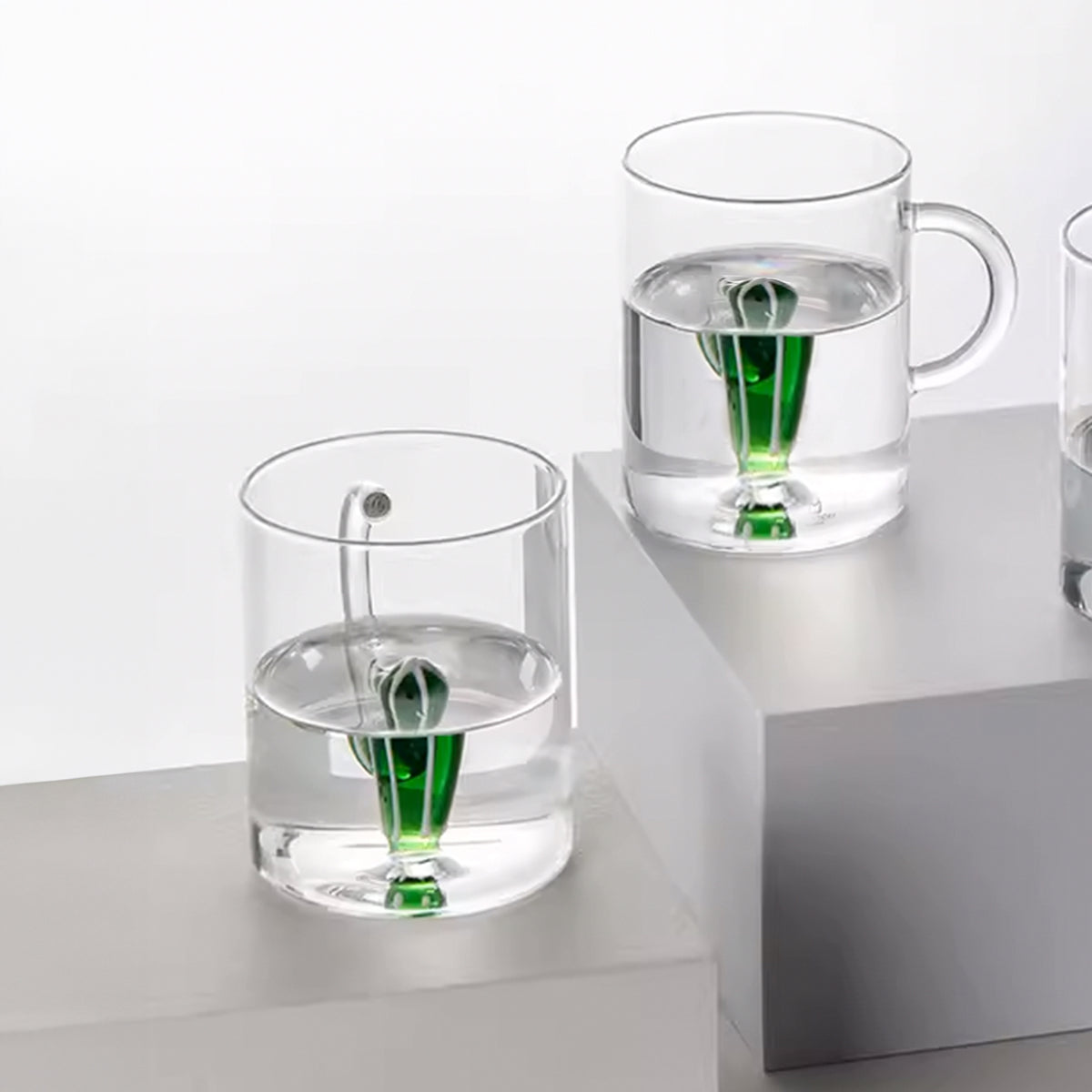 Ceramic cactus-shaped mug with 340ml capacity from BEACON drinkware collection, featuring a green cactus design.