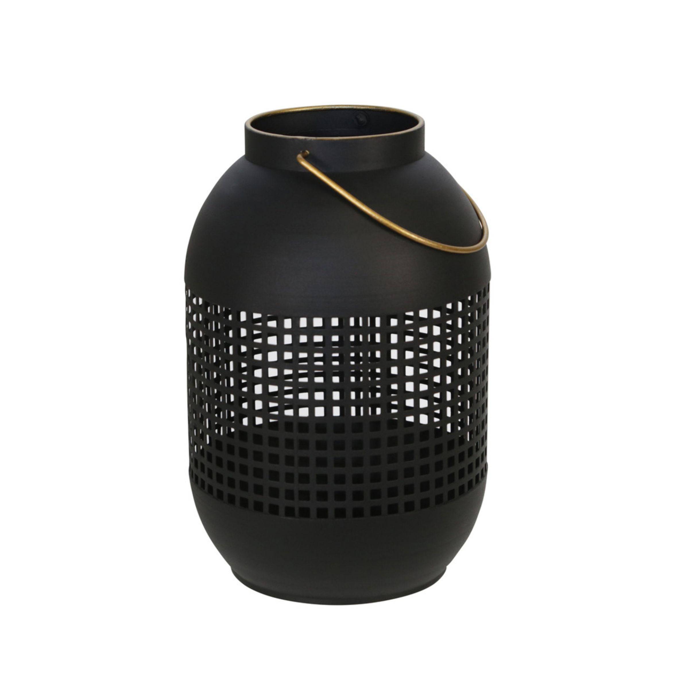 Cage Hurricane Lantern 15385-02 - Candle Holders - ebarza Furniture UAE | Shop Modern Furniture in Abu Dhabi & Dubai - مفروشات ايبازرا في الامارات | تسوق اثاث عصري وديكورات مميزة في دبي وابوظبي